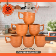 Bhola Mritshilpa Clay Mug - CM-R-12-NC-Set icon