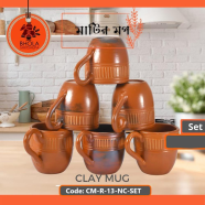 Bhola Mritshilpa Clay Mug - CM-R-13-NC-Set icon