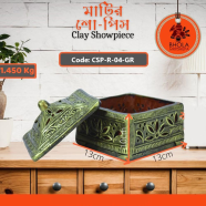 Bhola Mritshilpa Clay Showpiece - CSP-R-04-GR icon