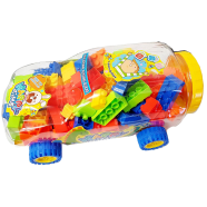 Big Building Block Cartoon Car Bottle Jumbo Blocks Toy Kids Education Building Bricks Set