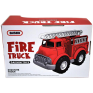 Big Plastic Toy Fire Truck For Toddlers Boys And Girls Fireman Engine Vehicle