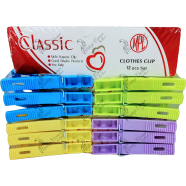 Big Size Laundry Clips 12 Pcs Set Assorted