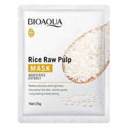 Bioaqua rice raw pulp mask hydrating moisturizing face sheet mask- 25gm