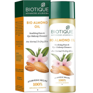Biotique Bio Almond Oil Soothing Face And Eye Makeup Cleanser 120ml