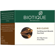Biotique Bio Clove Purifying Anti-Blemish Face Pack For Oily And Acne Prone Skin (75gm)