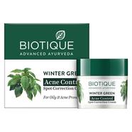 Biotique Winter Green Acne Control Spot Correction Cream – 15g