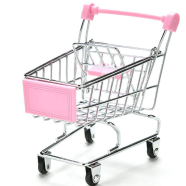 Bird Funny Toy Intelligence Growth Mini Supermarket Shopping Cart Trolley icon