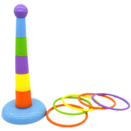 Bird Toy Training Intelligence Toy Colorful Rings Bird Activity Training Toy