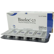 Bisoloc 2.5 mg Tablet 10'S Strip