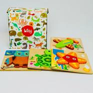 Bitsy Wooden Toddler Puzzles (Set of 4)