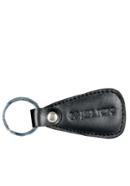 Slick Black Color Leather Key Ring SB-KR03