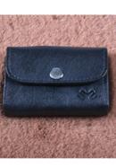 Black Leather Card Holder SB-W122