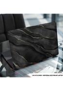 DDecorator Black Marble Texture Laptop Sticker - (LSKN937)