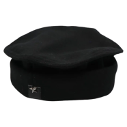 New Design Wool Afghani Star Pakol Black Cap (Free Size) For Men icon