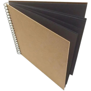 Black Paper Note Book A4 Sketch Book A4 Size Note Pad Spiral Good Quality For Drawing Painting