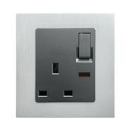 Blaze Crown 3 Pin Flat Socket With Switch 13A - 876694