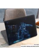 DDecorator Blue Print Iron Man Laptop Sticker - (LSKN605)