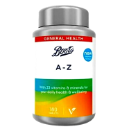 Boots A-Z Complete Vitamins And Minerals -180 Tablets