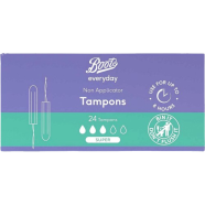 Boots Everyday Non Applicator 24 Tampons Super icon