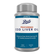 Boots Max Strength Cod Liver Oil - 180 Capsules