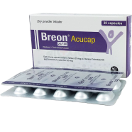 Breon25 mcgPlus 100 mcg 10's Strip Inhalation Capsule