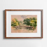 জলরঙে সেতু সাইজ- - (27x20)inches icon