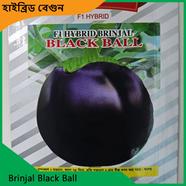 Brinjal Seeds- Black Ball
