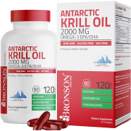 Bronson Antarctic Krill Oil 2000mg 120 Softgels