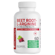 Bronson Beet Root Plus L-Arginine Nitric Oxide Production Non-Gmo - 60 Vegetarian Capsules -523465899