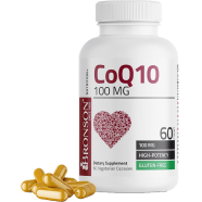 Bronson CoQ10 100 MG High Potency Cellular Energy Production 60 Count