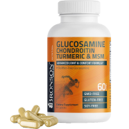 Bronson Glucosamine Chondroitin Turmeric and MSM 60 Count Capsules -513230974