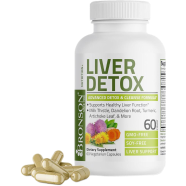 Bronson Liver Detox Advanced Detox and Cleansing Formula – 60 Veg Capsules