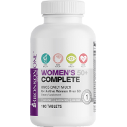 Bronson ONE Women’s 50Plus Complete Once-Daily Multivitamin - 180 Tablets -505367654