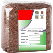 Brown Flax Seed (Tishi) - 500 gm