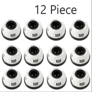 Bundle of 12 Pcs Celing Light Holder Super Model Batten Round ( B 22 Pin) Holder Easy to Use and Maintain