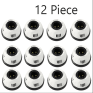 Bundle of 12 Pieces Celing Light Holder Super Model Batten Round ( B 22 Pin) Holder Easy to Use and Maintain