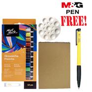 Buy 1 Gouache Combo Set Get 1 M and G Pen Free - Buy 1 Get 1 Free