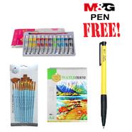 Buy 1 The Watercolour Combo Set Get 1 M and G Pen Free - Buy 1 Get 1 Free