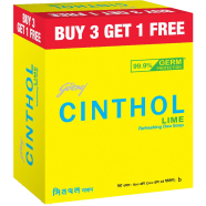 Buy 3 Get 1 Free Godrej Cinthol Soap Lime 100g