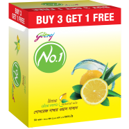 Buy 3 Get 1 Free Godrej No.1 Soap Lime 100g