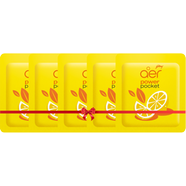 Buy 4 Get 1 Free Aer Power Pocket Bathroom Fragrance Lemon Tangy Delight 50g