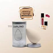 Buy Caplino Makeup Sponge Get Free Beauty Glazed Lipstick - Ash - 54424