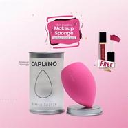 Buy Caplino Makeup Sponge Get Free Beauty Glazed Lipstick - Magenta - 54425