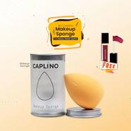 Buy Caplino Makeup Sponge Get Free Beauty Glazed Lipstick - Yellow - 54423