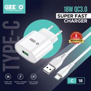 Geeoo C18 TC Fast Charger Set