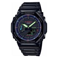 CASIO G-SHOCK GA-2100RGB-1ADR ANALOG-DIGITAL BLACK