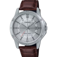 CASIO Youth Standard Leather Watch For Men's - MTP-V004L-7CUDF