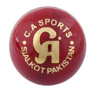 CA 4 Part Leather Cricket Ball - Red