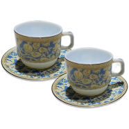 CHINBULL Cup And Saucer (2 Plus 2) = 4 Pcs Set - W4E4/607