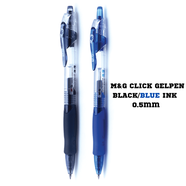 M and G Click Gel Pen Black/Blue Ink (0.5mm) - (2Pcs) AGP02372